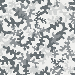 Seamless camouflage pattern - vector illustration