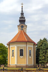 Fototapeta na wymiar Orthodox Church in Melenci Serbia