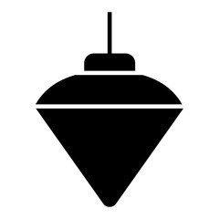 A trendy vector design of plumb bob