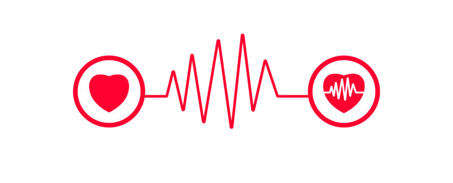 rhythm heart.
heart health idea concept.
world heart health day.