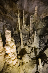 Fairy views from The Frasassi Caves (Italian: Grotte di Frasassi) - the most famous show caves in...