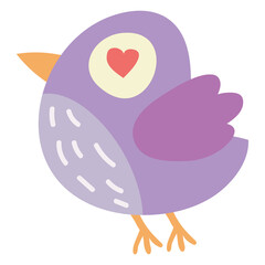 Bird cartoon character icon png