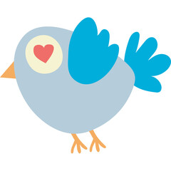 Bird cartoon character icon png