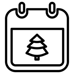 christmas calendar icon