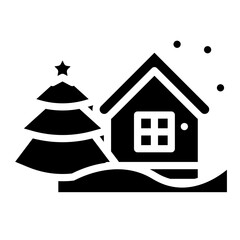 Naklejka premium christmas icon