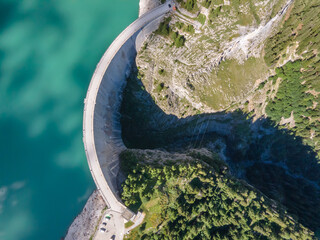 water dam in Alps, renewable energy, hydroelectricity