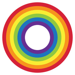 rainbow circle illustration,png transparent image.