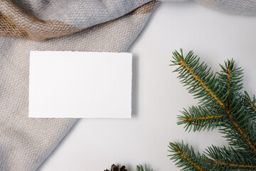 Watercolor paper for mockup and scarf