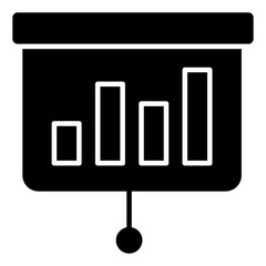 Perfect design icon of business presentation 