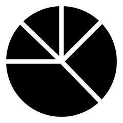 A unique design icon of pie chart 