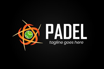 Modern Tennis or Padel Logo Design for Your Business, Competition or Club. Tennis Logo. Padel Logo