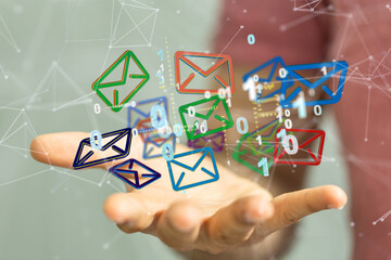 Mail Communication Connection message to mailing