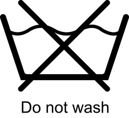 Do not wash