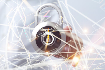 security data code digital in hand
