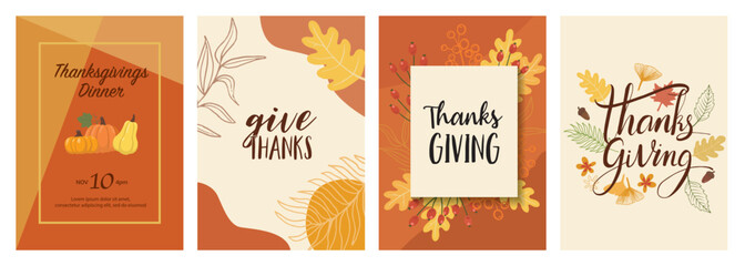 fall amd autumn season design element. Thanksgiving greeting and invitation card , postcard, flyers and other graphic design, vector illustration