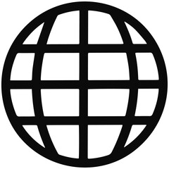 Globe icon PNG image.