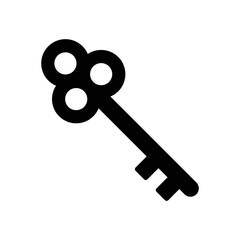 key icon vector design template in white background