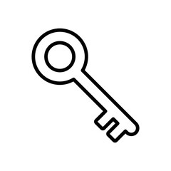 key icon vector design template in white background