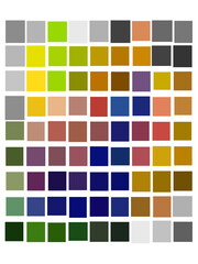Color sampler, color squares, background, palette, wallpaper, graphics , illustration