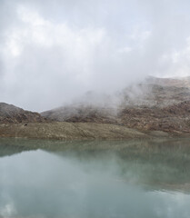 mountains in Kurzras in South Tyrol
