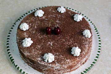 Oriental sweets and cakes are sold at a bazaar in Israel.