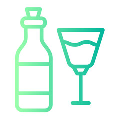 wine gradient icon