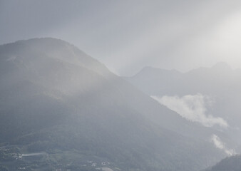 mountains in south tyrol  in city Meran, Italy