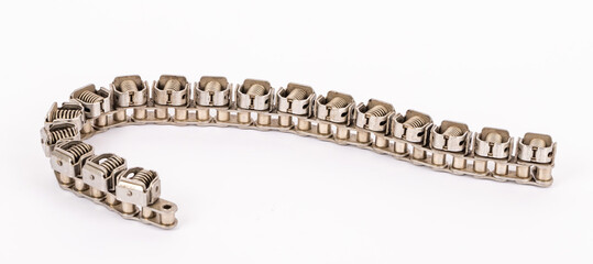 Iron chain and chain parts used in many areas in industry, strong iron connection apparatus