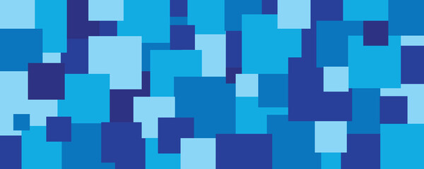 Abstract geometric background, vector, cool tones, graphic and web design. Overlapping squares