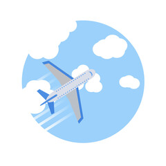 airplane in clouds png