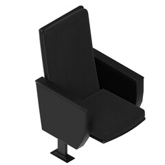 3d rendering illustration of a cinema theater armchair