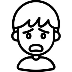 fearful icon