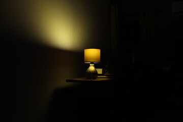 lamp on the wall