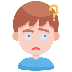 Obraz premium thinking icon