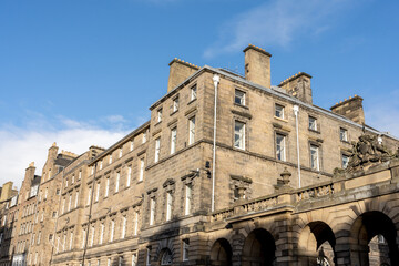 Obraz premium buildings and architecture of the city of edinburgh in scotland