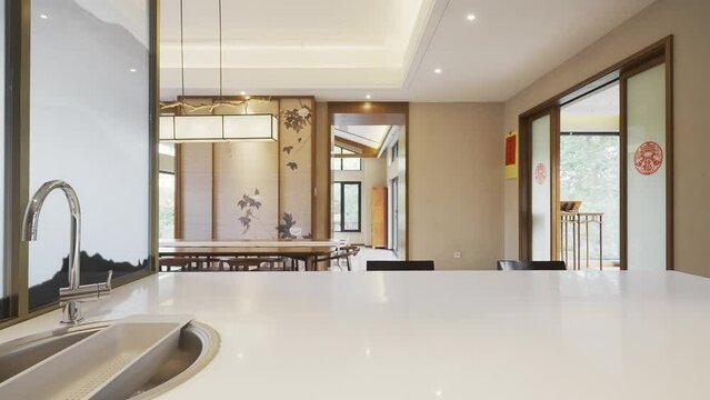 modern luxury dining room