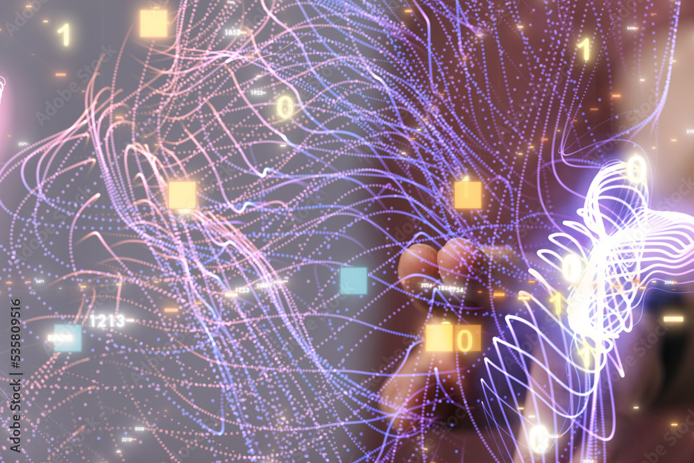 Aufkleber internet connection in outer space