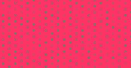 Abstract Color Halftone Dots generative art background illustration