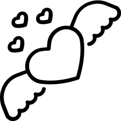 wing heart icon