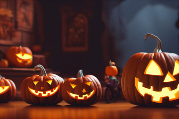 halloween spookey pumpkins season wallpapers