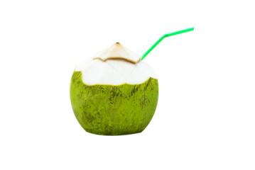 isolated coconut juice 