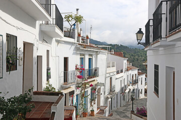 Fototapeta na wymiar Frigiliana village in the Mountains of Andalucia in Spain 