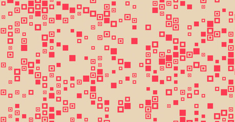 Abstract Color Halftone Dots generative art background illustration