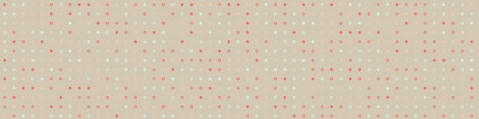 Abstract Color Halftone Dots generative art background illustration