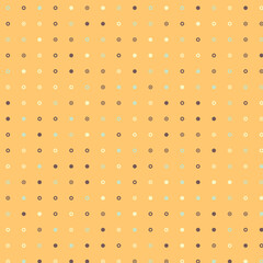 Abstract Color Halftone Dots generative art background illustration