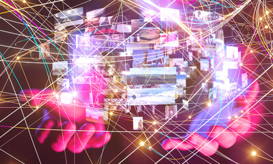 streaming data picture video material