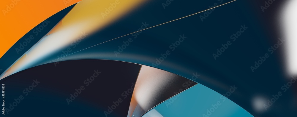 Poster abstract blue waves stripe pattern background
