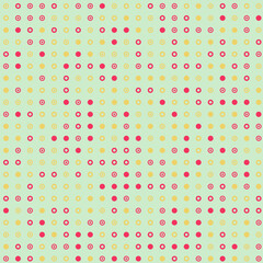 Abstract Color Halftone Dots generative art background illustration