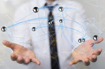  people network structure HR - Human resources management and recruitment