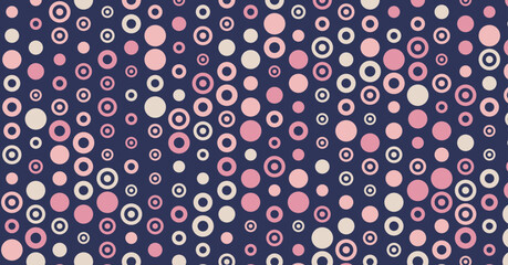 Abstract Color Halftone Dots generative art background illustration